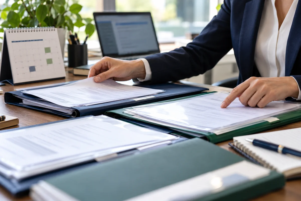 Vérification d’attestations et de dates dans un dossier de renouvellement ORIAS